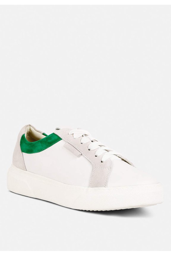 ENDLER Color Block Leather Sneakers