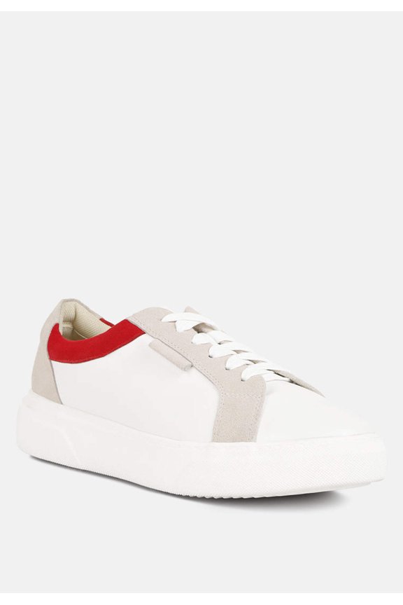 ENDLER Color Block Leather Sneakers