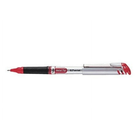 ENERGEL MD METAL TIP- RED INK