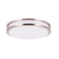 thumbnail image 1 of ENERGETIC 14" LED Ceiling Light, Dimmable Modern Flush Mount, Brushed Nickel, 3 Color Temperature, 1 of 7