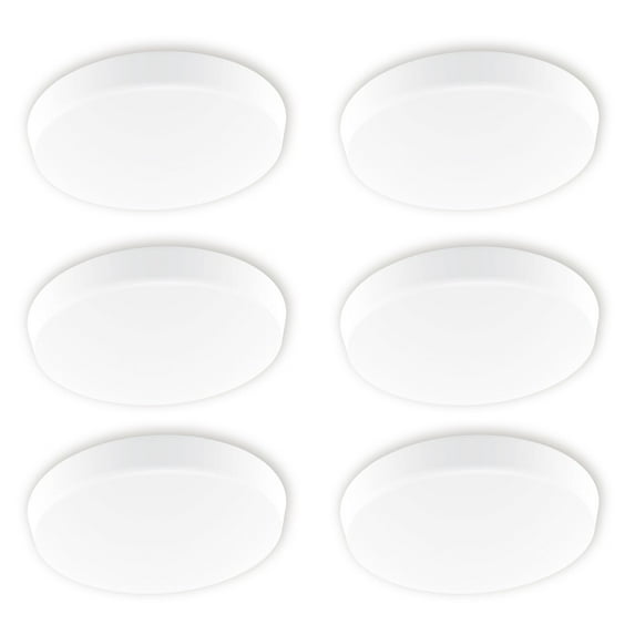 ENERGETIC 15" LED Ceiling Light 1800 LM 5CCT Flush Mount, Dimmable and 3 Watts Selectable, 6 Pack