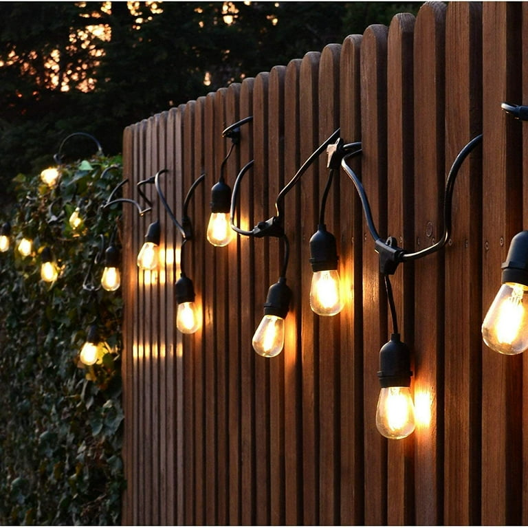 48 ft outdoor string lights hot sale