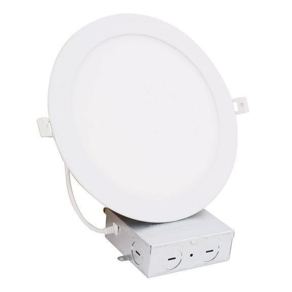 ENERGETIC 8 inch Ultra-Thin LED Recessed Downlight with Junction Box, 1800Lumens Dimmable, 5CCT Selectable