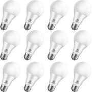 ENERGETIC A19 LED Light Bulb, 12.5 Watts (100W Equivalent),1500 Lumens, Daylight 5000K, E26 Base, Dimmable,15000 Hrs,UL Listed,12 Pack