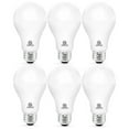 thumbnail image 1 of ENERGETIC A21 LED Light Bulb, Super Bright, 2600 High Lumens, 150 Watt Equivalent, Daylight 5000K, Non-Dimmable,E26 Base, UL Listed, 6 Pack, 1 of 5