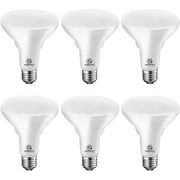 ENERGETIC Dimmable Indoor LED Flood Light Bulbs BR30, 8.5W Equivalent 65W, Recessed Can Light Bulbs, Daylight 5000K, UL Listed, 6 Pack