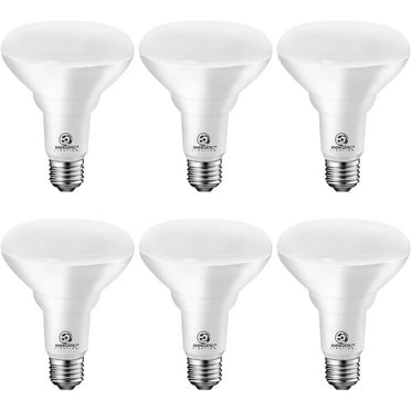 ENERGETIC [Energy Star] Dimmable Indoor LED Flood Light Bulbs BR30, 65W Equivalent, CRI 80, Daylight 5000K, UL Listed, 6 Pack