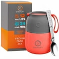 thumbnail image 1 of ENERGIFY Vacuum Insulated Thermos Food Container, Stainless Steel, 12oz, Fusion Coral, 1 of 9
