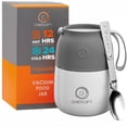 thumbnail image 1 of ENERGIFY Vacuum Insulated Thermos Food Container, Stainless Steel, 12oz, Titan Gray, 1 of 9