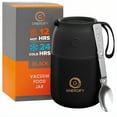 thumbnail image 1 of ENERGIFY Vacuum Insulated Thermos Food Container, Stainless Steel, 17oz, Black Matte, 1 of 9