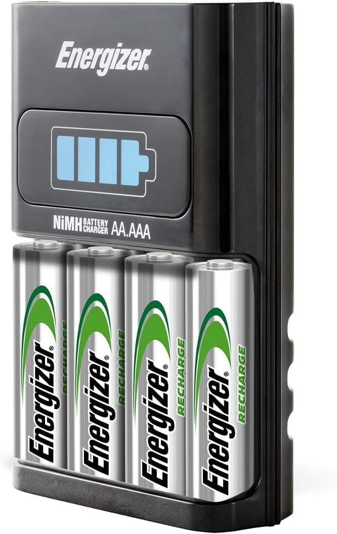 Energizer Recharge Pro AA/AAA Battery Charger - 3 / Carton - 3 Hour Charging - 4 - AA, AAA Energizer Recharge Pro AA/AAA Battery Charger - 3 / Carton - 3 Hour Charging - 4 - AA, AAA