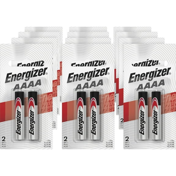 Eveready Battery Co Inc Energizer Alkaline Battery, "AAAA" Size, 12PK/CT E96BP2CT