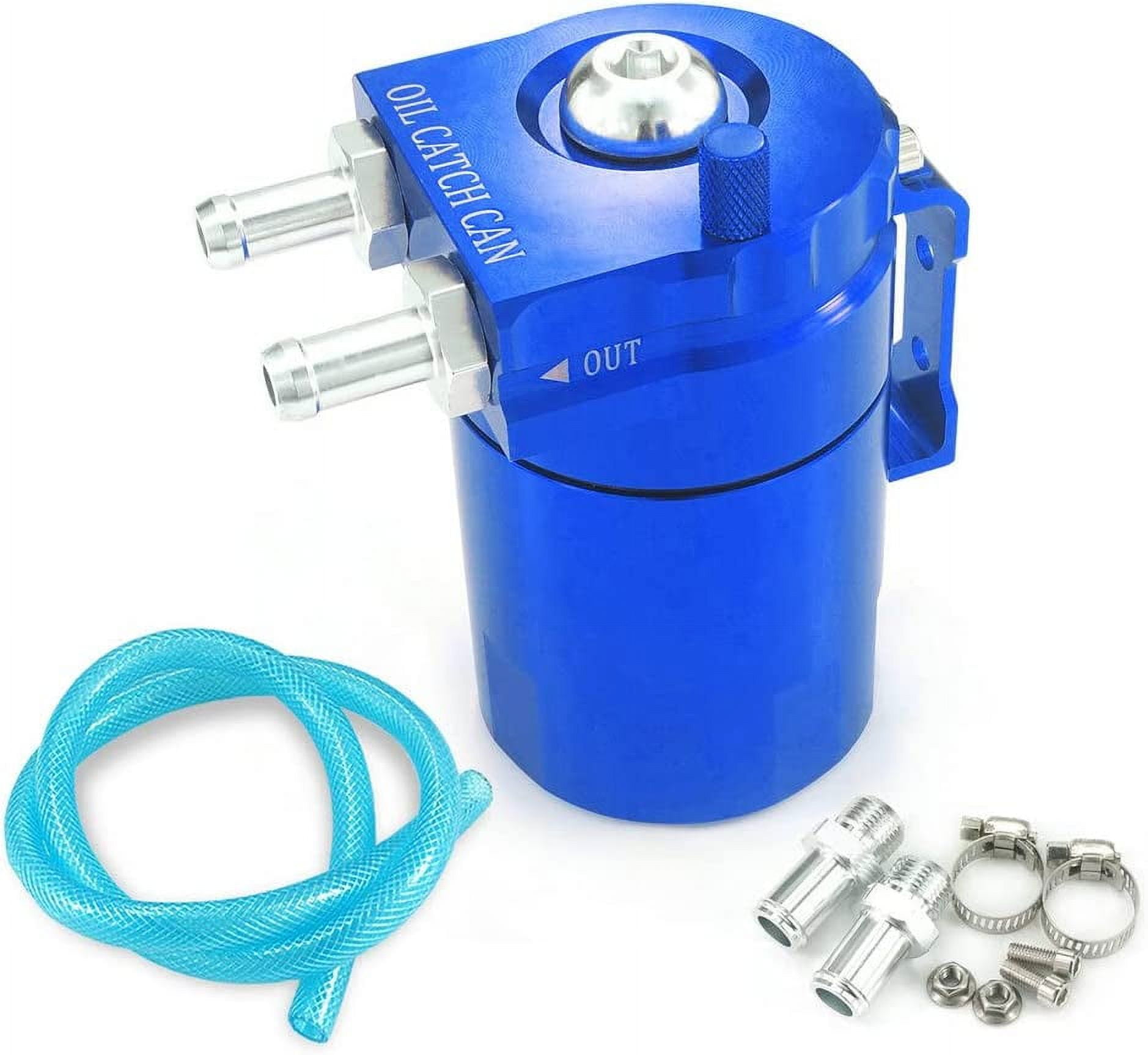 ENERGY Baffled Oil Catch Can,Oil Separator Catch Can with Breather