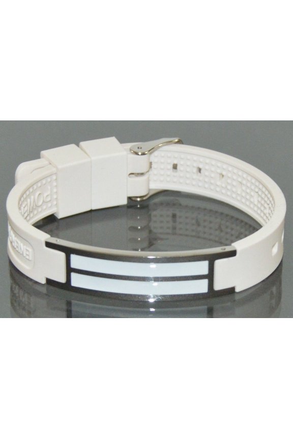 ENERGY POWER SILICON BRACELET EMF PROTECTION MAGNET THERAPY ** 4 in 1**