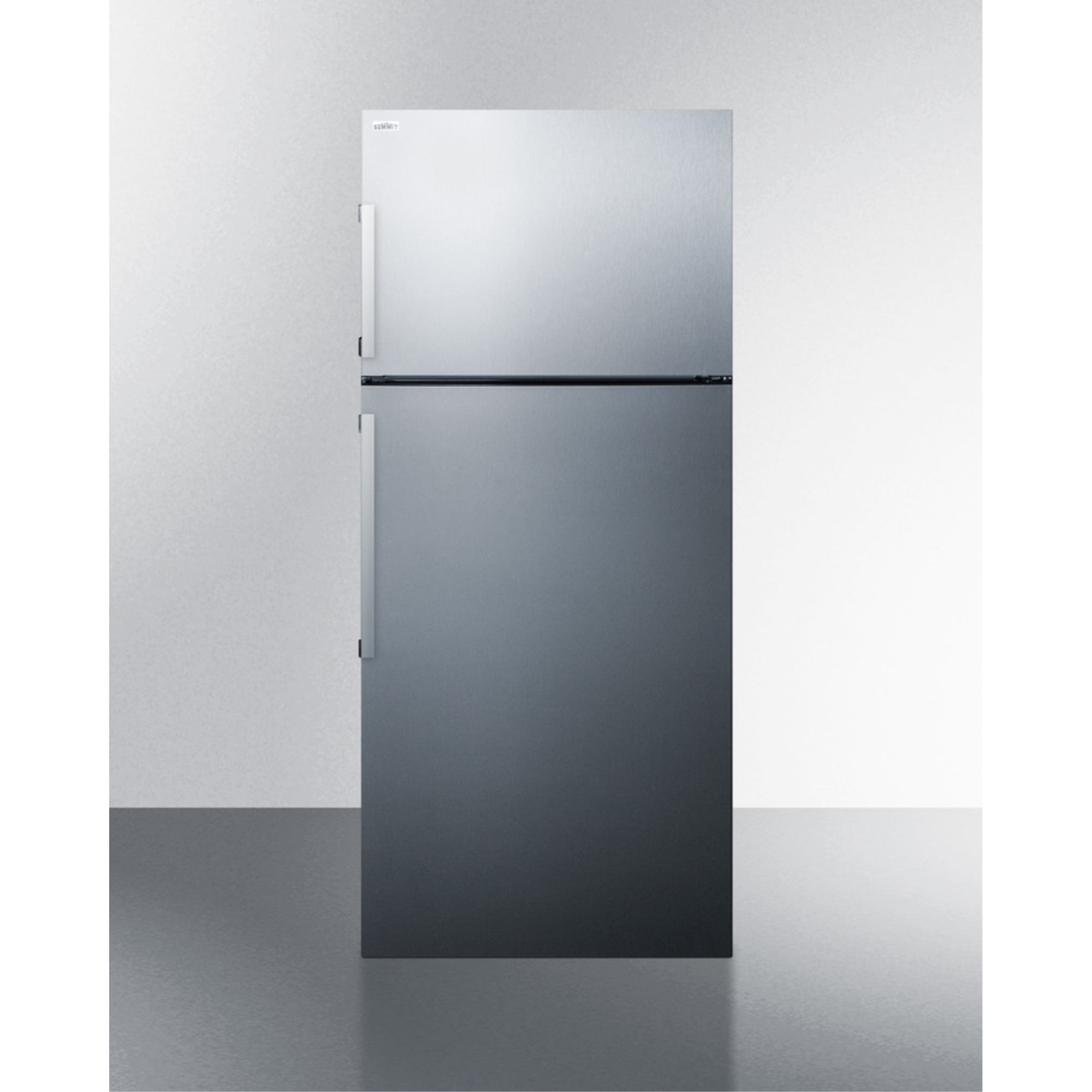 ENERGY STAR certified counter depth refrigeratorfreezer with stainless