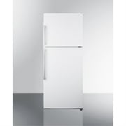 ENERGY STAR certified counter depth refrigerator-freezer with stainless steel doors, platinum cabinet, and icemaker