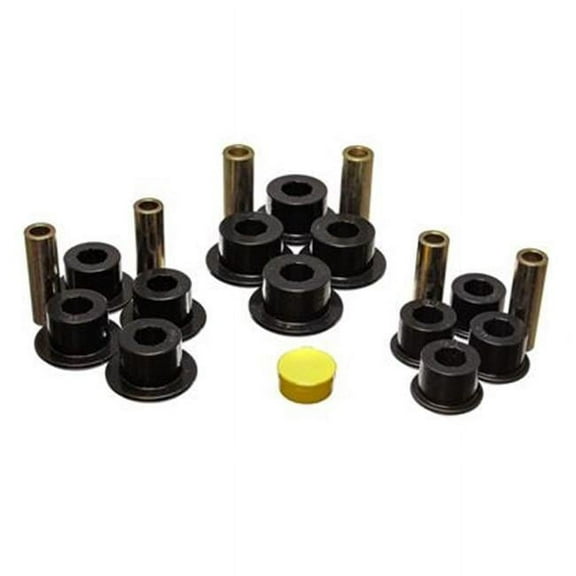 ENERGY SUSPN 32141G Leaf Spring Bushing Set- Rear - Black