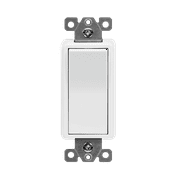 ENERLITES 4-Way Decorator Paddle Rocker Light Switch, Clamp Down Wiring, Grounding Screw, Residential Grade, 15A 120V/277V, UL Listed, 94150-W, White