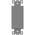 thumbnail image 1 of ENERLITES Blank Adapter Insert for Decorator Wall Plates, Unbreakable Polycarbonate Thermoplastic, ETL Listed, 6001-GY, Gray, 1Pack, 1 of 5