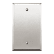 ENERLITES Screwless Double Blank Wall Plate, Child Safe Two Gang Blank Device Outlet Cover, Standard Size, 2-Gang 4.68" X 4.73", Polycarbonate Thermoplastic, UL Listed, SI8802-LA, Glossy, Light Almond