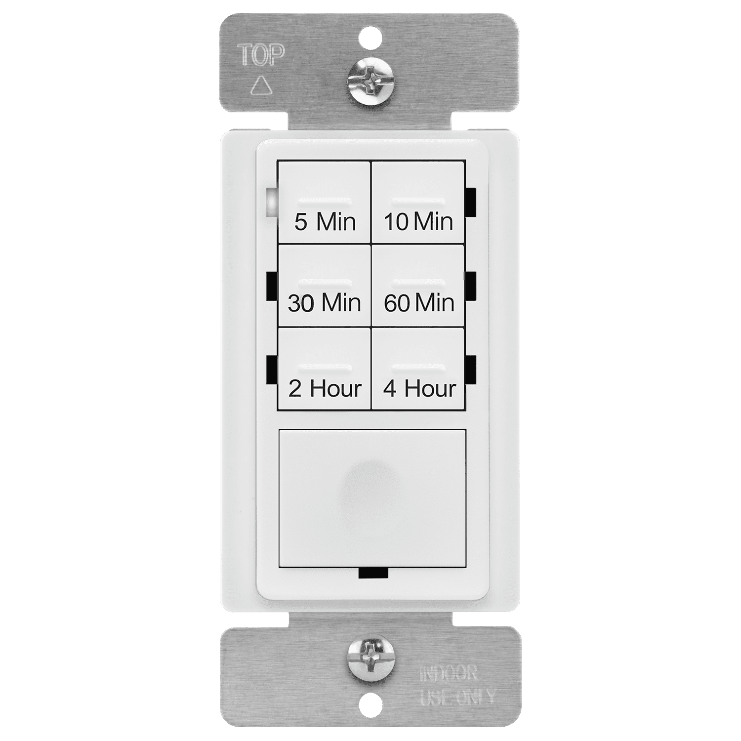 ENERLITES Countdown Timer Switch, for Light and Fan, 5 min – 4 hours, Night  Light LED Indicator, Neutral Wire Required, UL Listed, HET06-4H-W, White, image size:1500x1500