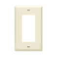 thumbnail image 1 of ENERLITES Decorator Light Switch / Receptacle Outlet Wall Plate, Glossy Finish, Size 1-Gang, Unbreakable Polycarbonate Thermoplastic, 8831-LA, Light Almond, 1 of 4