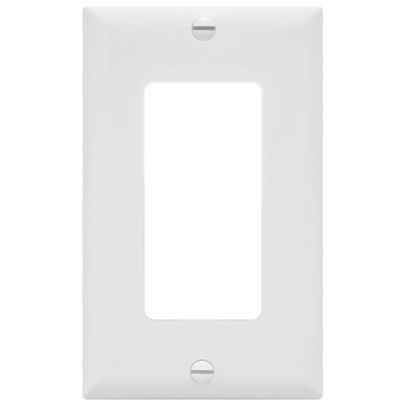 ENERLITES Decorator Light Switch / Receptacle Outlet Wall Plate, Glossy Finish, Size 1-Gang, Unbreakable Polycarbonate Thermoplastic, UL Listed, White price history and forecast - Enerlites 8831-W
