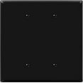 thumbnail image 1 of ENERLITES Double Blank Outlet Cover, Two Gang Blank Wall Plate, Oversized 2-Gang 5.5" x 5.5", Unbreakable Polycarbonate Thermoplastic, UL Listed, 8802O-BK, Black, 1 of 5