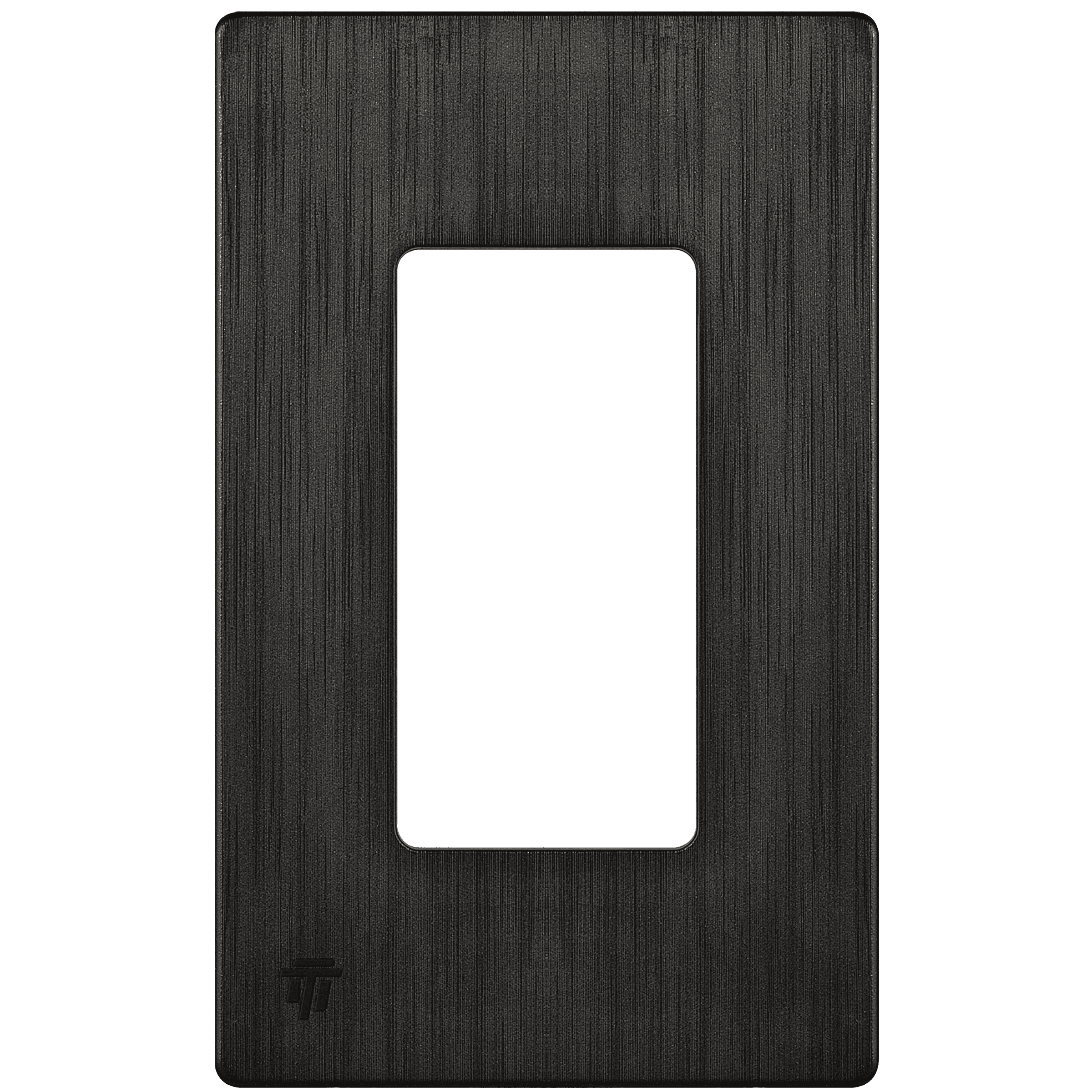 ENERLITES Elite Series Screwless Decorator Wall Plate, Child Safe Outlet Cover, Size 1-Gang Unbreakable Polycarbonate Thermoplastic, SI8831-BDB Brushed Dark Bronze