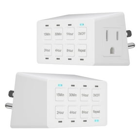 Simple Touch Electrical Outlets Auto Shut-Off 30 Minute Countdown Timer ...