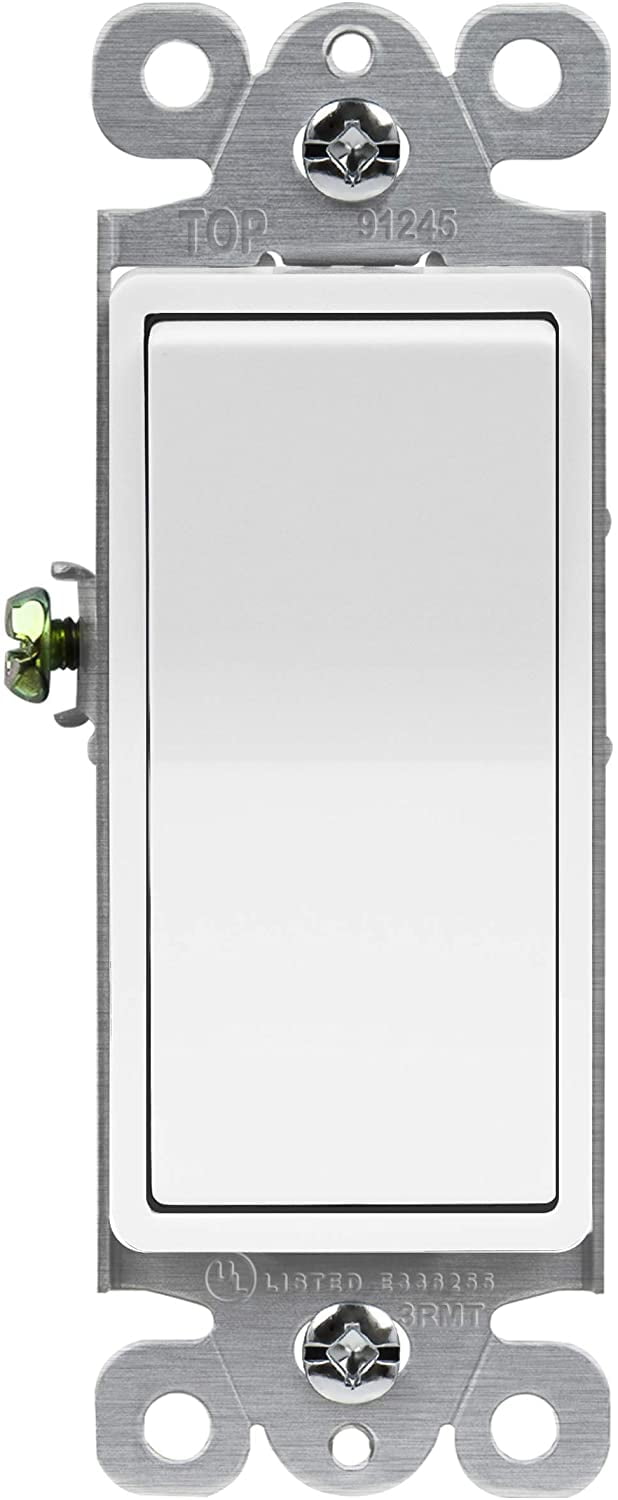 ENERLITES Momentary Contact Decorator Switch for Garbage Disposals