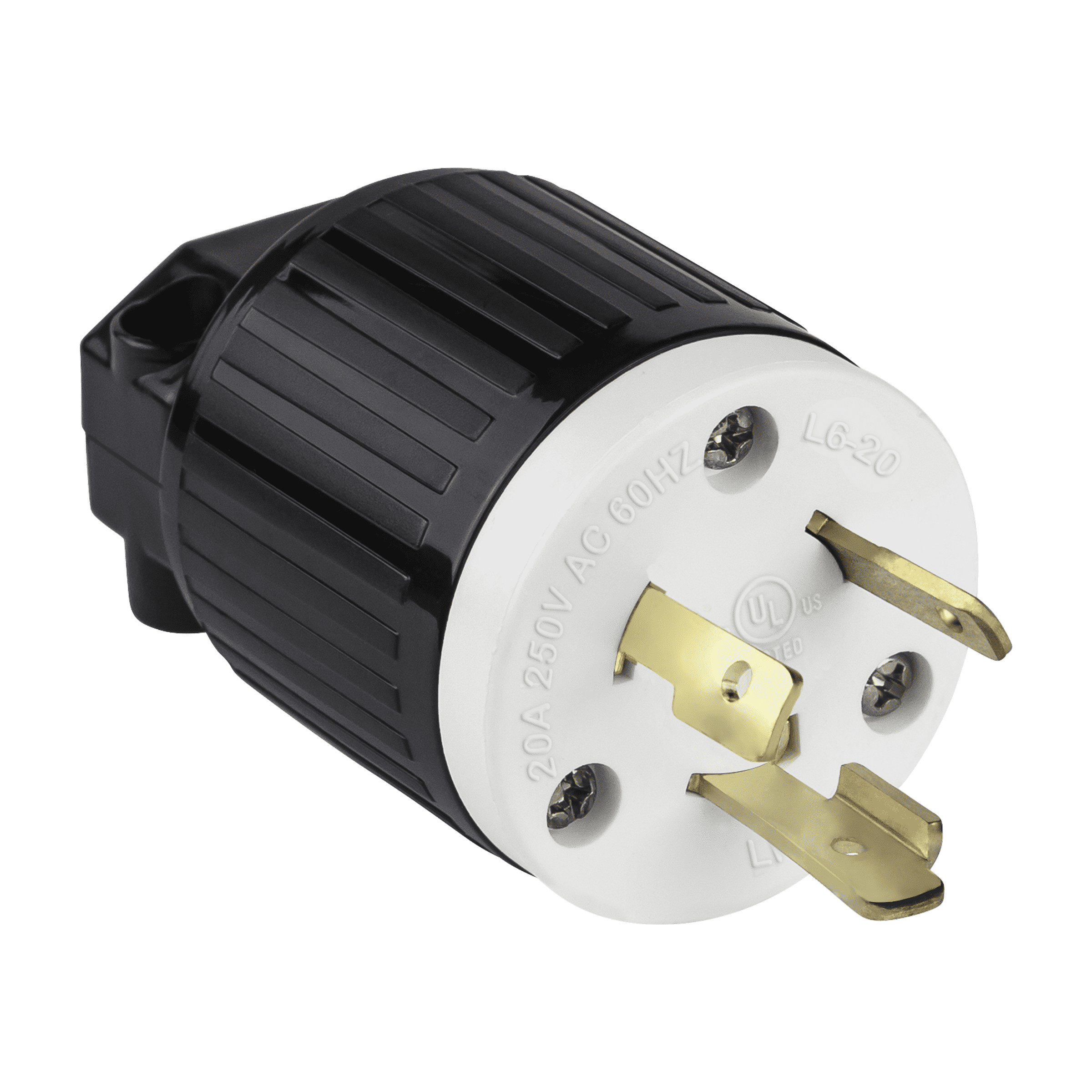 ENERLITES NEMA L6-20P Locking Plug Connector for Generator