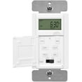thumbnail image 1 of ENERLITES Programmable Digital Timer Switch for Lights, Fans, Motors, 7-Day 18 ON/OFF Timer Settings, Single Pole, Neutral Wire Required, UL Listed, White, 1 of 5