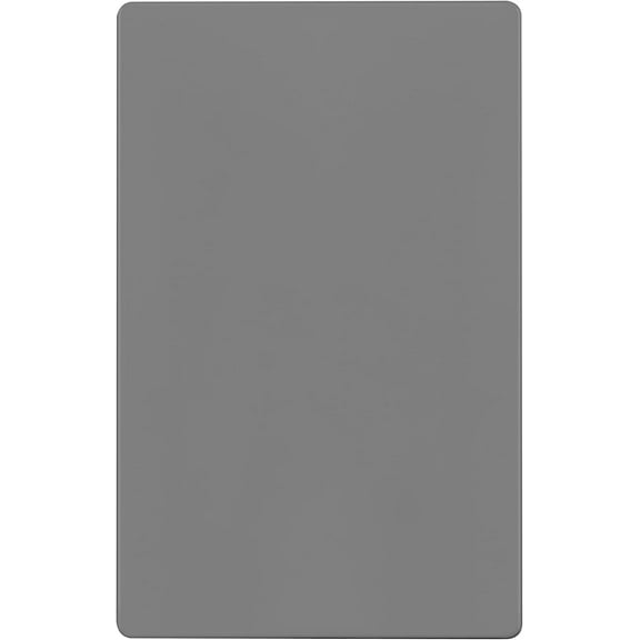 ENERLITES Screwless Blank Wall Plate, Child Safe Blank Device Outlet Cover, Standard Size, 1-Gang 4.68" x 2.93", Polycarbonate Thermoplastic, UL Listed, SI8801-GY, Glossy, Gray