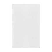 ENERLITES Screwless Blank Wall Plate, Child Safe Blank Device Outlet Cover, Standard Size 1-Gang, Polycarbonate Thermoplastic, Glossy, White