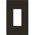 thumbnail image 1 of ENERLITES Screwless Decorator Wall Plate Child Safe Outlet Cover, Gloss Finish, Medium Size 1-Gang, Unbreakable Polycarbonate Thermoplastic, SI8831M-BR, Brown, 1 of 5