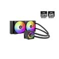 thumbnail image 1 of ENERMAX LIQMAXFLO 240 ARGB AIO CPU Liquid Cooler - 60mm VRM Fan up to 3000 RPM, PWM-Controlled Pump, 38mm Thick Radiator, Dual Pressure-Optimized Silent Flow 120mm FDB Fans up to 1800 RPM, 380W TDP -, 1 of 5
