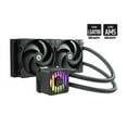 thumbnail image 1 of ENERMAX LIQMAXFLO SR 240 ARGB AIO CPU Liquid Cooler - 60mm VRM Fan up to 3000 RPM, PWM-Controlled Pump, 240mm Radiator, Dual Pressure-Optimized Silent Flow 120mm FDB Fans up to 1800 RPM, 350W TDP -, 1 of 5