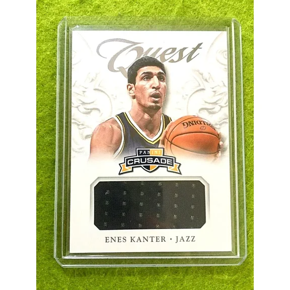 ENES KANTER FREEDOM JERSEY ROOKIE CARD RELIC SP RC 2012-13 Panini CRUSADE QUEST