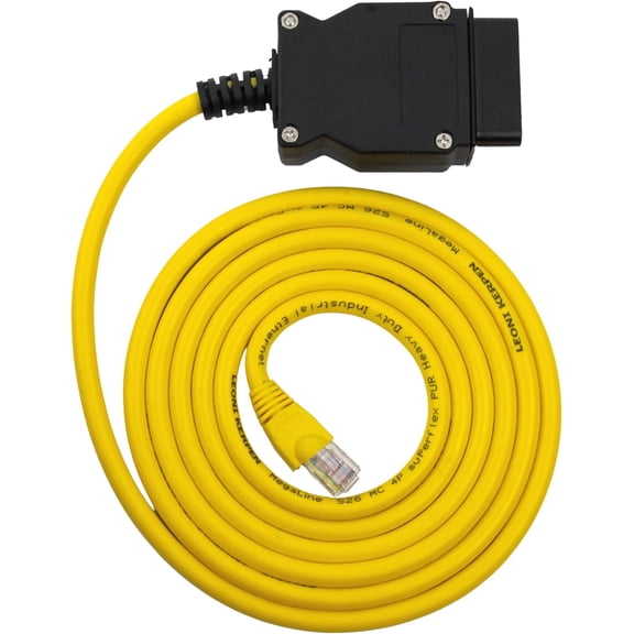 ENET Bimmercode OBD2 Cable for BMW F- Series Coding | E SYS ISTA+ ICOM Bootmod3 Bimmerlink OBD | Heavy Duty Cable
