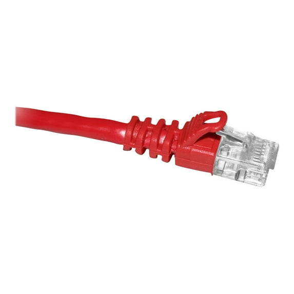 ENET - Patch cable - RJ-45 (M) to RJ-45 (M) - 1 ft - UTP - CAT 6 - molded, riser, snagless - red