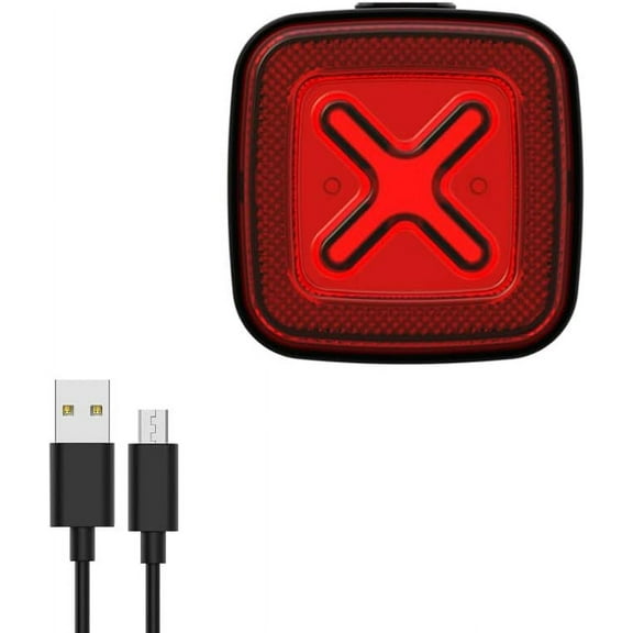 ENFITNIX Cubelite III Smart Bike Tail Light,Brake Sensing Rear Lights,Waterproof,USB-C Rechargeable,Ultra Bright LED Warning Back Lights