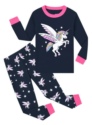 Girls Unicorn Pajamas Size 7