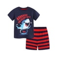 thumbnail image 1 of ATAIKU 2-7T Boys Summer Pajamas Sets T-shirt + Shorts 100% Cotton Pjs for Toddler - Shark, 1 of 9