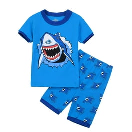 Baby Shark Toddler Boys Loose Fit Short Sleeve Top Shorts Pajamas 2 Piece Set Sizes 2T 5T Walmart