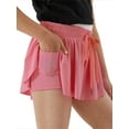 thumbnail image 1 of ATAIKU 5-12Y Girls Butterfly Shorts Flowy Athletic 2 in 1 Cheer Tennis Skirt Shorts Running Dance Preppy Kids Clothes, 1 of 5