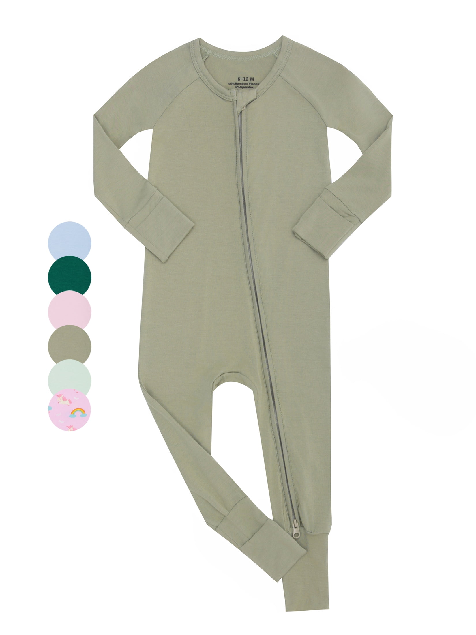 Sloth Bamboo Baby Footie Pajama | – Bamboo Little