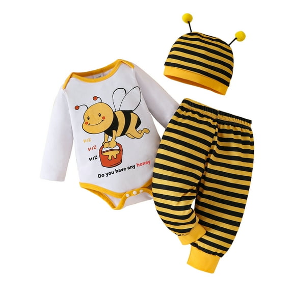 ENFLASH Newborn Baby Boy Clothes Outfits Animal Printed Long Sleeve Romper Pants Set Infant Baby Boy Clothing 0 3 6 9 12 18 Months