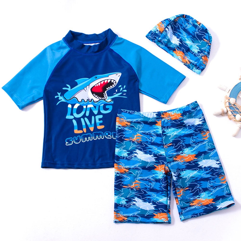 Long Sleeve Swimsuit For Boys Marvel Spiderman Toddler Boys' Rash