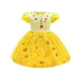 thumbnail image 1 of WIBACKER Toddler Birthday Princess Mermaid Dress Little Girls Cotton Christmas Party Dress Up Kids Tulle Dresses, 1 of 10
